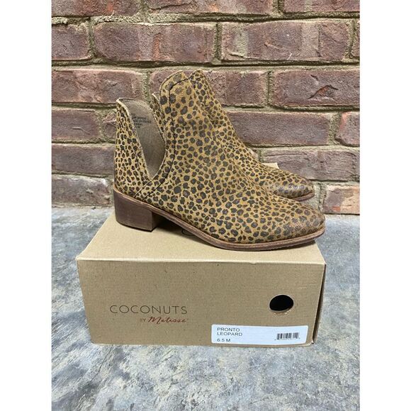 Coconuts By Matisse Pronto Leopard Ankke Bootie Size 6.5 NIB - Picture 9 of 9